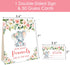 Yuzioey Pink Elephant Baby Shower Game, Guess How Many Peanuts, 50 Cards and Matching Sign