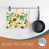 Summer Sunflowers Dish Drying Mats, 18x24 Inch Ultra Absorbent Microfiber Dishware Pad for Kitchen Counter Decor