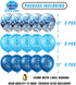 BEISHIDA 1st Boy Happy Birthday Decorations, 12 Inch Large Navy Blue Confetti Balloons, Perfect for Baby 1st Birthday