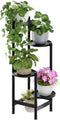 viewcare 4-Tier Plant Stand, Heavy Duty Metal Planter Rack -Indoor/Outdoor Shelves -