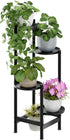 viewcare 4-Tier Plant Stand, Heavy Duty Metal Planter Rack -Indoor/Outdoor Shelves -