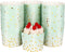 50 Pcs Colorful Greaseproof Paper Baking Cups, Large 5 Oz Cupcake Paper Liners for Weddings and Parties (D).