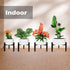 Sztbxuer 3Legs 5"-10" 1 Mini Adjustable Metal Plant Stand for Plant Pot Indoor & Outdoor (Black, Pcs)