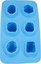 Fairly Odd Novelties Jewels Diamond Gem Ice Cube Tray Mold, Blue Rubber, Flexible Shape, One Size