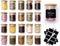 20 Pcs Glass Spice Jars with Airtight Bamboo Lids, Labels and Pen,