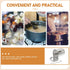 5.51x5.51x5.90 Inch Yardwe Stainless Steel Spice Infuser Basket with Chain Hook, Extra Fine Mesh Soup Strainer