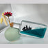 Generic Unsinkable Boat Black Pearl Pirate Ship in a Box Bottle Decorations, Ship Model Fluid Liquid Drift Bottle