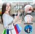 Pink Handheld Fan, Portable Bullet Shape 3000mAh USB Rechargeable 6 IN 1 Personal Fan for Travel
