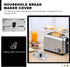 Stainless Steel Toaster Lid, 2 Slice Toaster Cover, Bread Maker Appliance Top Cover, Sandwich Machine Accessories