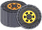 PIXHOTUL 100 Pcs Tire Napkins, Race Car Party Supplies, Two Fast Party Decorations,