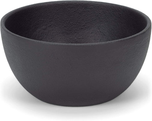 47th & Main Medium Durable Black Cast Iron Bowl, Round, 32 fluid ounces
