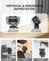 Clip on Fan, Rechargeable Portable Fan with 2000mAh Battery, Small Fan with 3 Wind Speeds, 360° Rotation, Ultra-Low