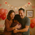 Family Banner Burlap Bunting - Family Reunion Sign & Photo Booth Props for Adoption & Reunion Party Decorations