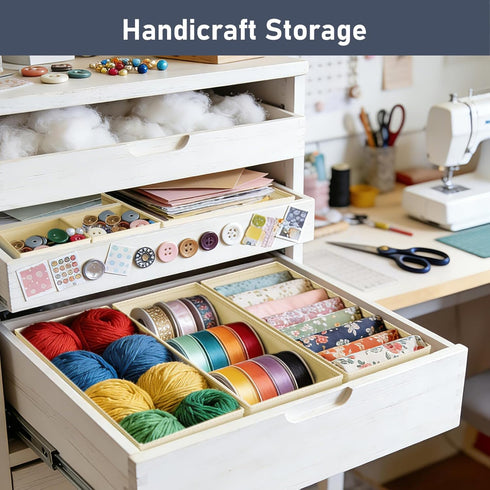 12 Pack Closet DIMJ Drawer Organizer Clothes, Dresser Organizer, Foldable Organizers and Storage, Fabric Dresser Bins