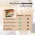 5.5 1000pcs Apremont Birchwood Coffee Stirrers Eco-Friendly Wooden Stir Sticks for Hot & Cold Drinks Compostable