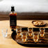 MyGift Set of 6 Skull Shot Glasses, 2.8 oz Clear Glass Novelty Drinkware for Halloween Parties & Home Decor