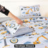 5 Set Set ANGIYUIN Pieces Construction Twin Size Comforter for Boys Kids Cartoon Car Excavator Tractor Bed in A Bag