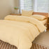 Set Cover(2PCS,Twin) NSNLGSGC Yellow Gingham Duvet Cover Twin, Grid Simple Geometric Square Pattern Comforter