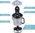 Electric Juicer for Max Juice Yield, Citrus Juicer with 2 Cones, 40W Automatic Lever Press Extractor