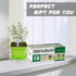 10 Set Meekear Herb Seeds Garden Starter Grow Kit with Green Pots, Markers, Soil Discs, Watering, Herb Clipper