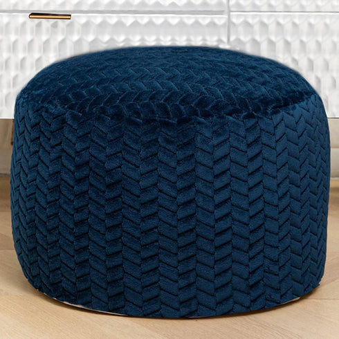 Asuprui Pouf Ottoman Unstuffed Ottoman Foot Rest Floor Pouf Round Pouf Seat