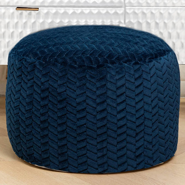 Asuprui Pouf Ottoman Unstuffed Ottoman Foot Rest Floor Pouf Round Pouf Seat