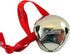 Westmon Works Believe Bell Ornament in Grey for Christmas Tree with Ribbon and Bag