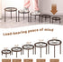 5 Pack Plant Stand Indoor Outdoor Heavy Duty Metal Stand Multiple Plants, Anti-Rust Iron Flower Pot Stand Decoration