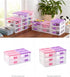 PEXIZUAN Kawaii Desk Organizer, Makeup Organizer, Room Accessories, 3 Layers