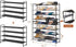 4 Closet 30-Pairs Closet, KIMBORA Tier Long Shoe Rack for Floor, Wide Shoe Shelf Storage Organizer Stackable Sneaker