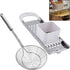 Premium Grade Stainless Steel Spaetzle Maker with Safety Pusher, Stainless Steel Spider