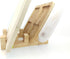 Bamboo Cutting Board Holder - Pot Lid Holder, Cook Book Stand, Stylish Low Profile, 10.38" Lx7 Wx2.5 H