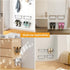 frmmy 2 Packs i Foldable Wall-Mounted Shoe Rack- Aluminum Hanging Shoe Organizer, Efficient Holder and Storage Rack
