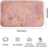 Eanpet Marble Bathroom Rugs, Nonslip Pink Bathroom Mats Ultra Soft Washable for Bathroom Floor Mats Carpet