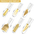 Charcuterie Board Accessories, 6 Pieces Cheese Knife Set, Marble Handle Butter Knives for Charcuterie Board Accessories