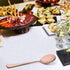 LIANYU Copper Serving Spoons Set of 6, 9.8 Inch Stainless Steel Large Dinner Buffet Spoons, Dishwasher Safe