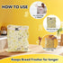 Cnkaite 2 Pack 17"13" Reusable Beeswax Bread Bags for Homemade Sourdough Bread, XL Cotton Beeswax Bags Keep Bread Fresh