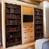 WUMINMIN 1 42" 80" Library Bookshelf Door Curtain, Vintage Educational Bookcase Room Darkening Curtain for Kids Boys