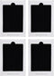 BlueStars EAFCBF Refrigerator Air Filter Replacement Part, Compatible with Frigidaire & Electrolux Pure Air, PACK OF 4