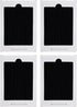 BlueStars EAFCBF Refrigerator Air Filter Replacement Part, Compatible with Frigidaire & Electrolux Pure Air, PACK OF 4