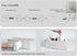 StorageWorks Narrow Storage Bins, Small Organizing Baskets, Long Fabric Storage Basket with Handles, Gray and White