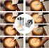 14-Ounce Stainless Steel Manual Milk Foamer, Hand Pump Frothing Pitcher for Cappuccino and Latte
