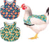 NeoBusy Chicken Saddles 3 Pack with Buckle Straps - Adjustable Hen Aprons for
