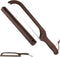 BreeziiDesign Bread Knife with Wooden Tray, 16.5" Serrated Sourdough Bread Knife, Premium Bow