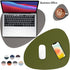 Set 4 Set 4) Myir JUN Placemats, Dual-Sided Placemats Waterproof Faux Leather Placemats of Place Mats and Coasters