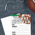 Football Party Invitations with Envelopes - 20 Count