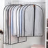 Extra Long 60in Clear Dress Garment Bags - Lightweight Dust Proof Cover with Full Zipper, Pack of 6
