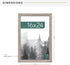 MCS Museum Poster Frame 16x24 Barnwood, Vertical & Horizontal Wall Hanging Large Picture Frame for Photos