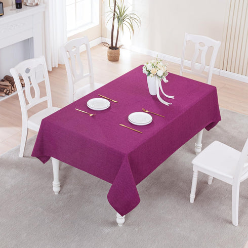 57x85) BALCONY & FALCON Rectangle Tablecloth Washable Wrinkle Resistant and Water Proof Table Cloth Decorative Linen
