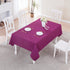 57x85) BALCONY & FALCON Rectangle Tablecloth Washable Wrinkle Resistant and Water Proof Table Cloth Decorative Linen